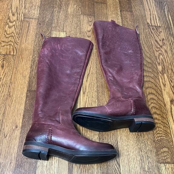 Franco Sarto Women's Meyer Knee-High Boots in Bordeaux Size 5.5 - Picture 1 of 8